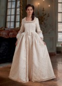 M 7965 Historisches Damenkleid