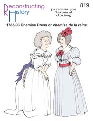 RH 819 Chemisenkleid ab 1780