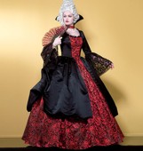 M 2058 Elegantes Damenkleid