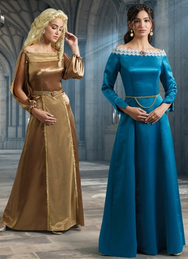 M 8424 Historisches Kleid aus dem Mittelalter