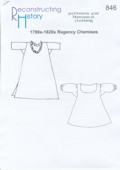 RH 846 Damen Chemise Regency sptes 18. Jh.