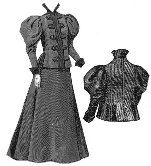 AP 1172 Straßenkostüm 1896