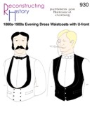 RH 930 Westen für die Abendgarderobe 1880-1900
