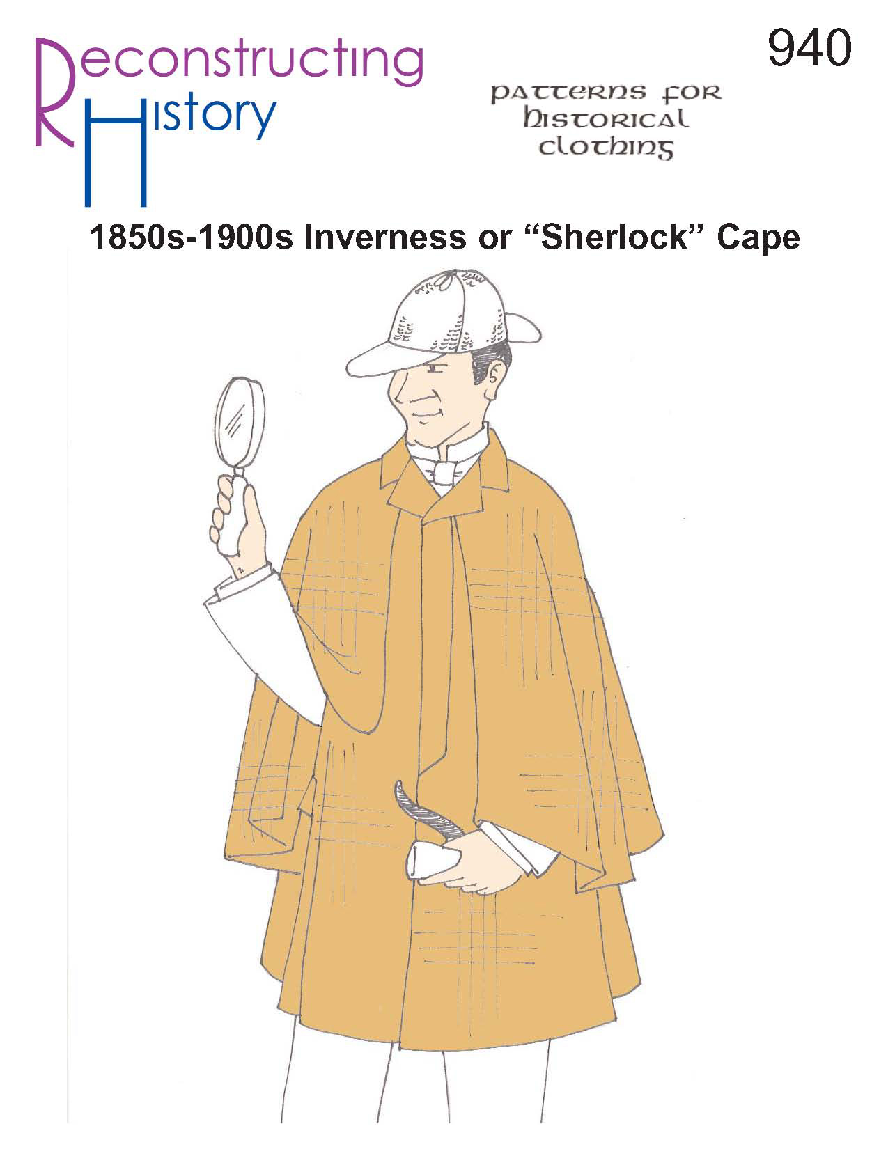 RH 940 Einreihiger Inverness-Mantel 1850-1900