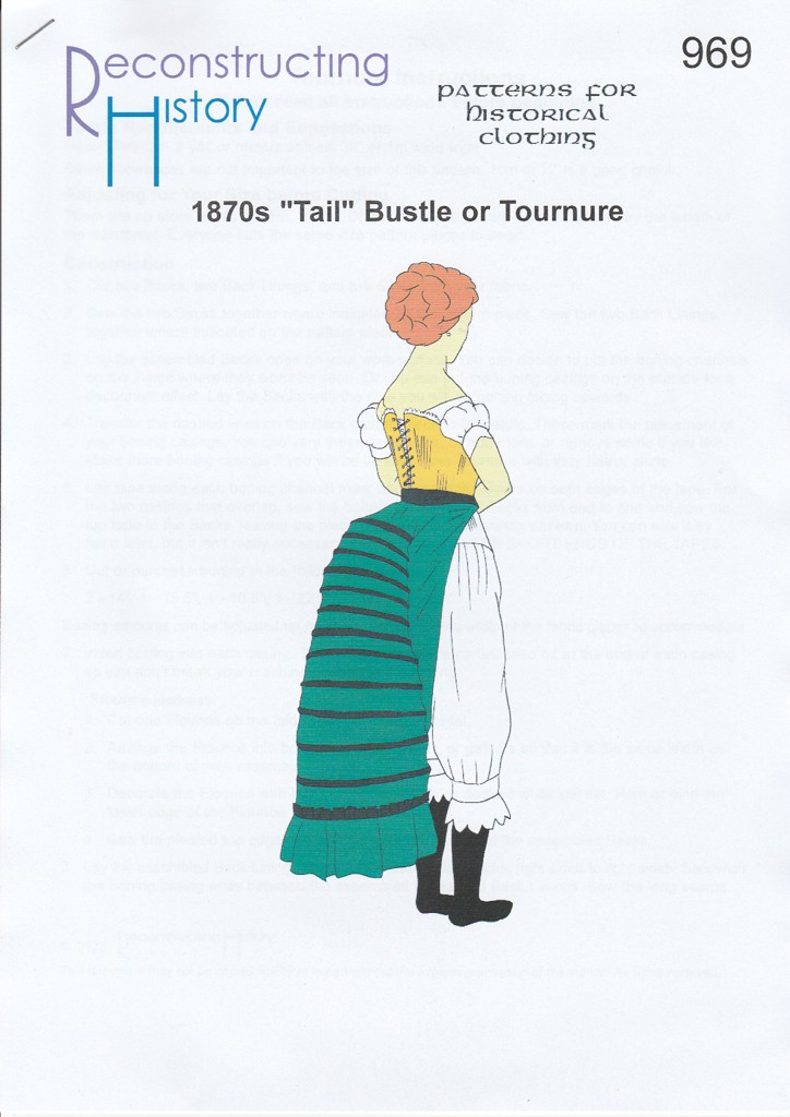 RH 969 Viktorianische Tournure ab 1870